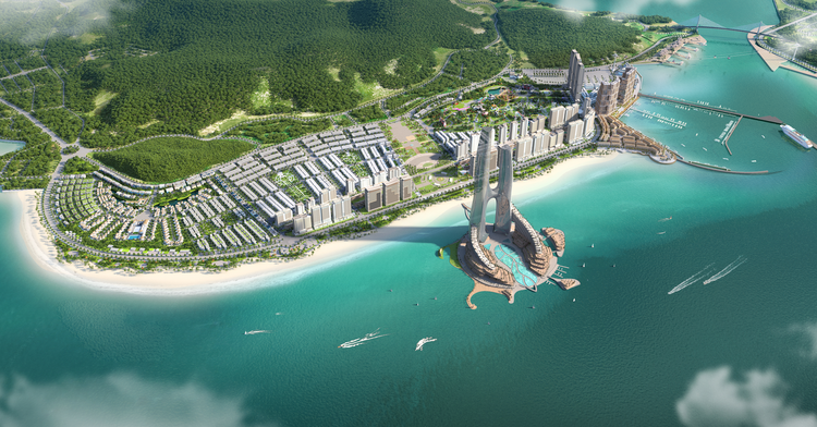 Quần thể đô thị nghỉ dưỡng Sun Elite City quy mô 324 ha.