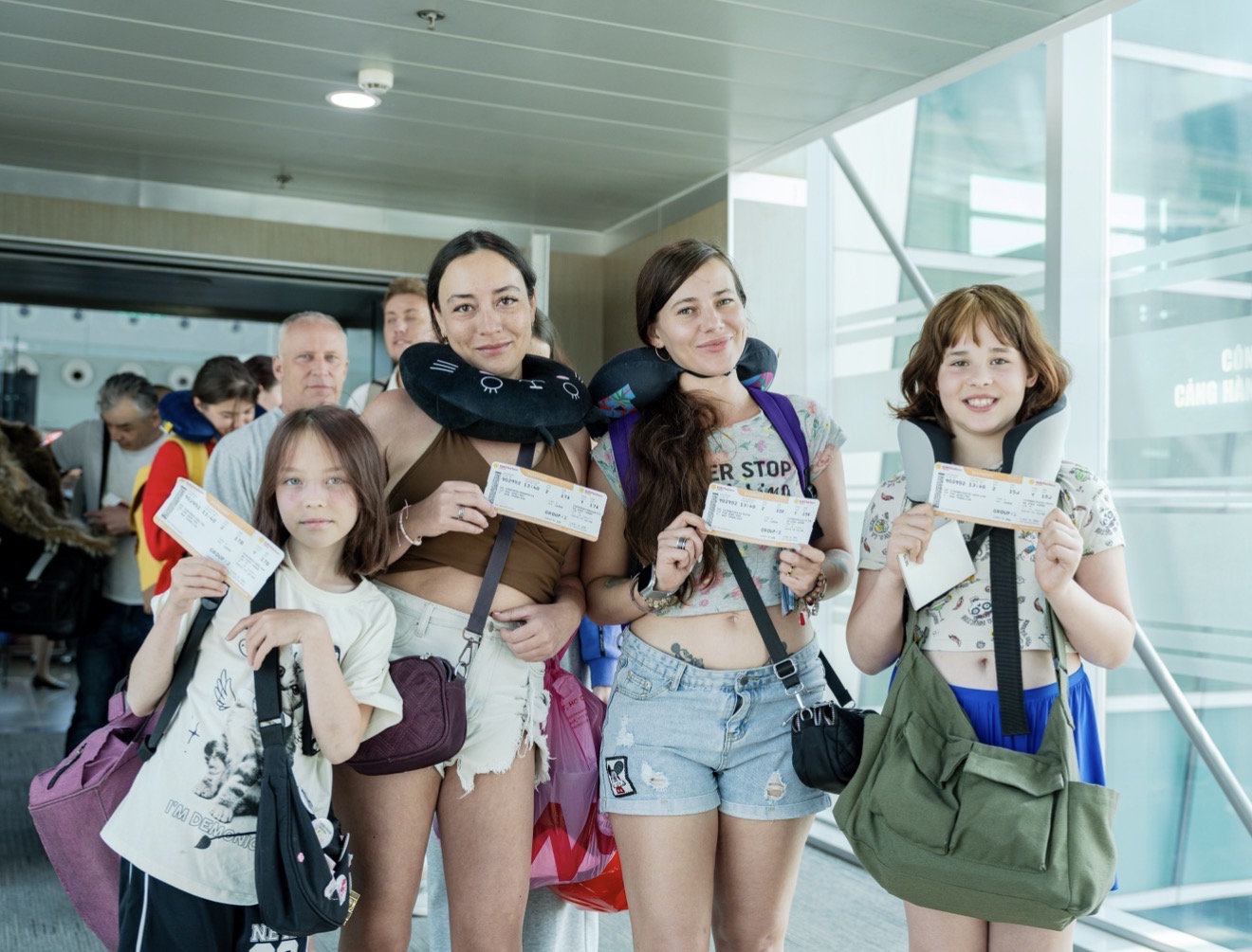 Những hành khách đầu tiên của Sun PhuQuoc Airways bay đến Nha Trang