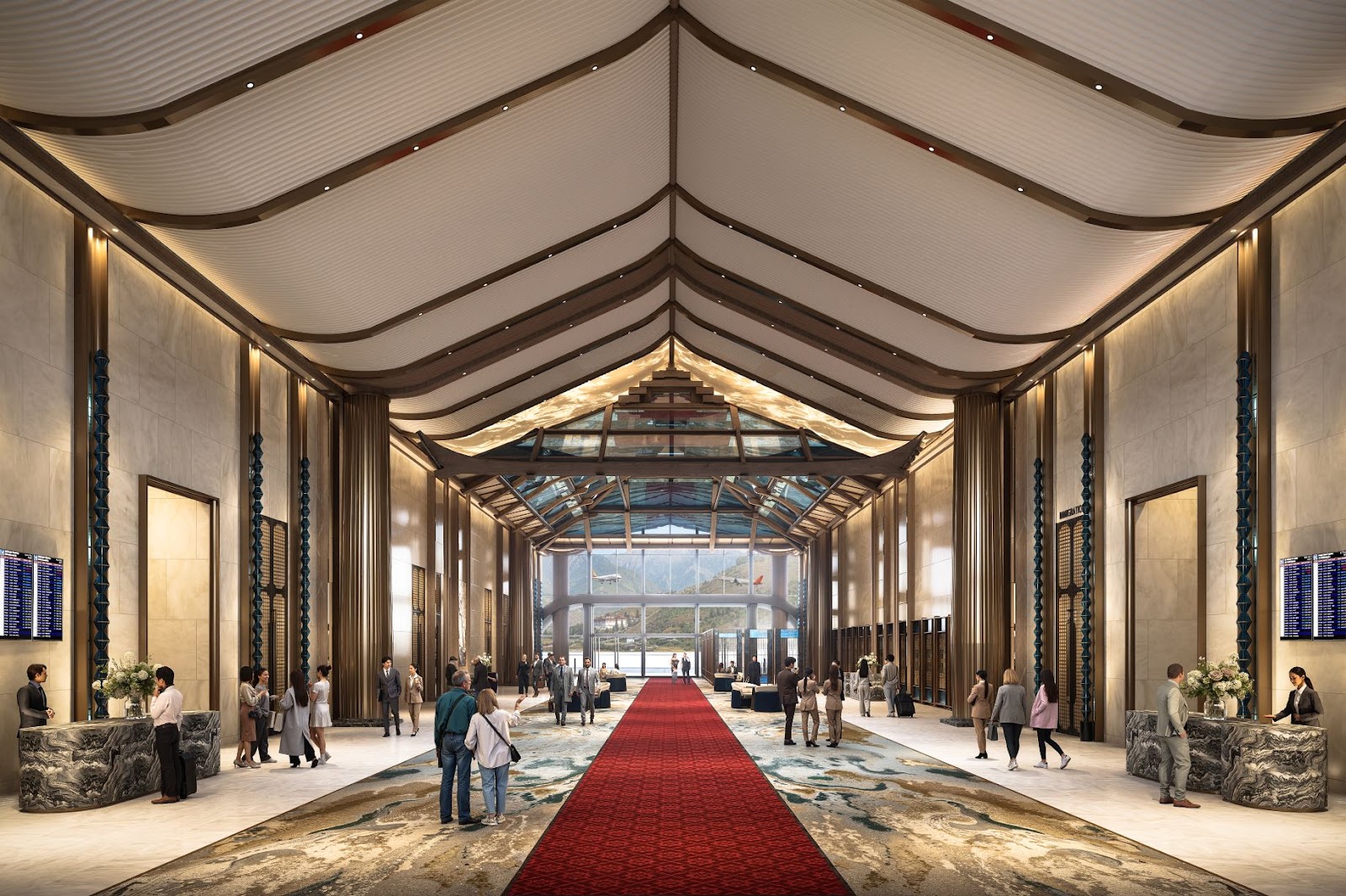  Nhà ga VIP sân bay Phú Quốc được xây dựng bảo đảm tiêu chuẩn khắt khe cho những chuyến thăm cấp cao.