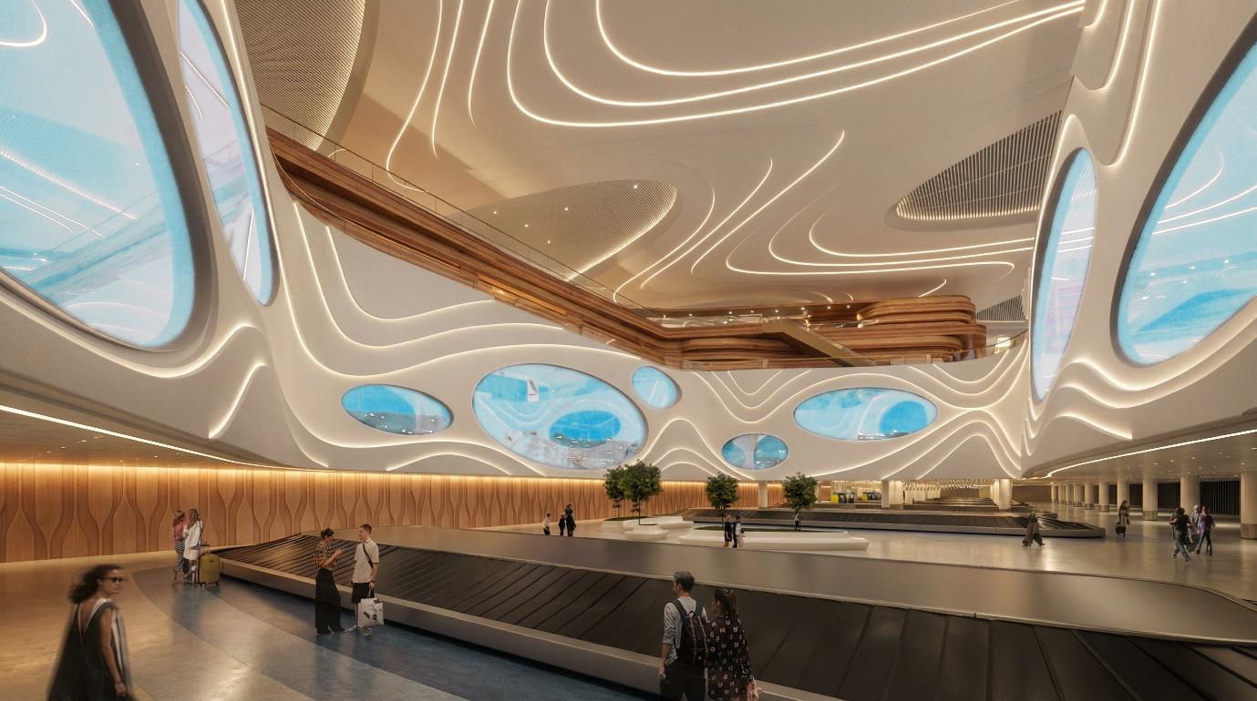  Aedas – Đơn vị thiết kế nội thất ga đến nằm trong Top 10 hãng kiến trúc lớn nhất thế giới, nổi tiếng với các công trình phức hợp cao tầng, thương mại và nghỉ dưỡng đẳng cấp. Ảnh: Aedas Interiors 