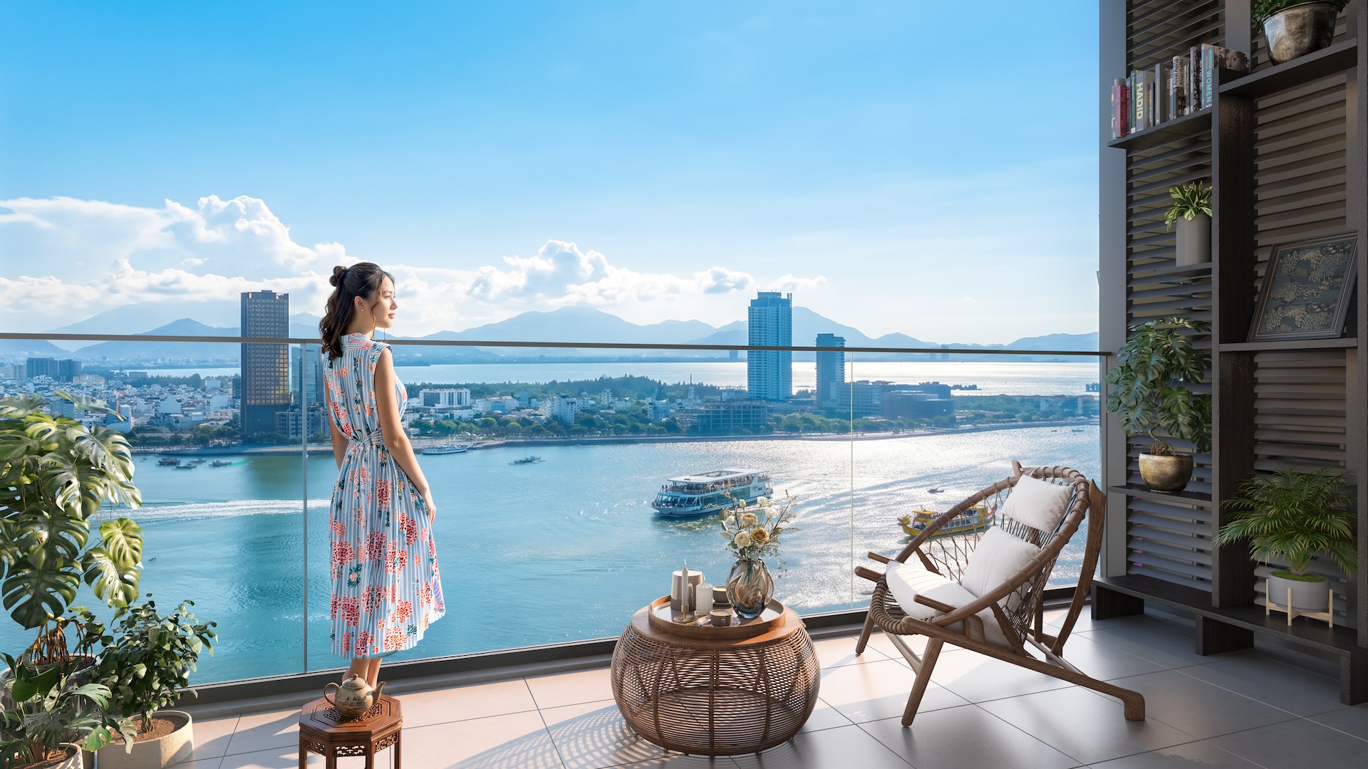  Không gian sống riêng tư, đậm chất nghỉ dưỡng của dòng sản phẩm penthouse.