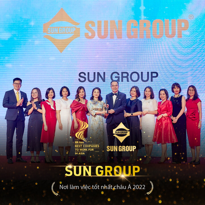 Sun Group - Nơi làm việc tốt nhất châu Á 2022 (HR Asia Awards)