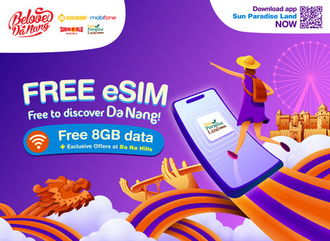 50.000 eSIM miễn phí đang chờ khách quốc tế tại Đà Nẵng