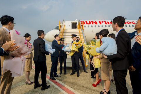 Ngày đầu năm mới 2026, Sun PhuQuoc Airways đón tàu bay thứ 6 Airbus A321NX mới xuất xưởng